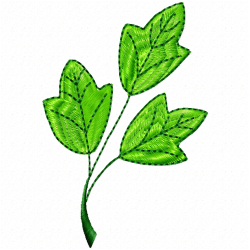 Flowers And Tree Embroidery Design 3